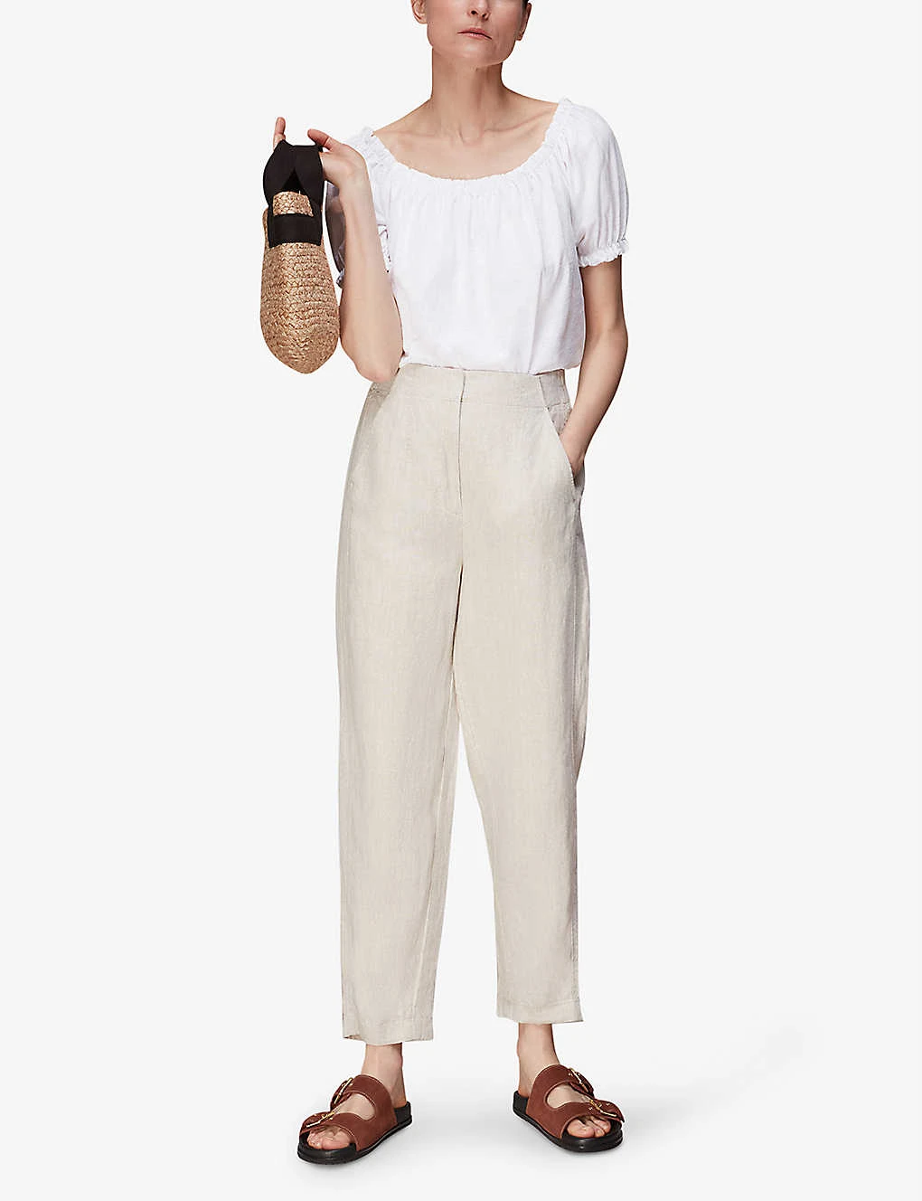 Whistles Ruffled Cotton Top 4 Whistles Ruffled Cotton Top - Image 2