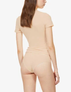 Fits Everybody Stretch-jersey T-shirt -Ted Baker Store R03958590 SAND ALT03