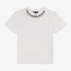 Maje Rocky Embellished Cotton T-shirt 1 Maje Rocky Embellished Cotton T-shirt -Ted Baker Store R03958793 BLANC M