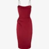 Anja Corset Satin Midi Dress -Ted Baker Store R03960138 WINE M