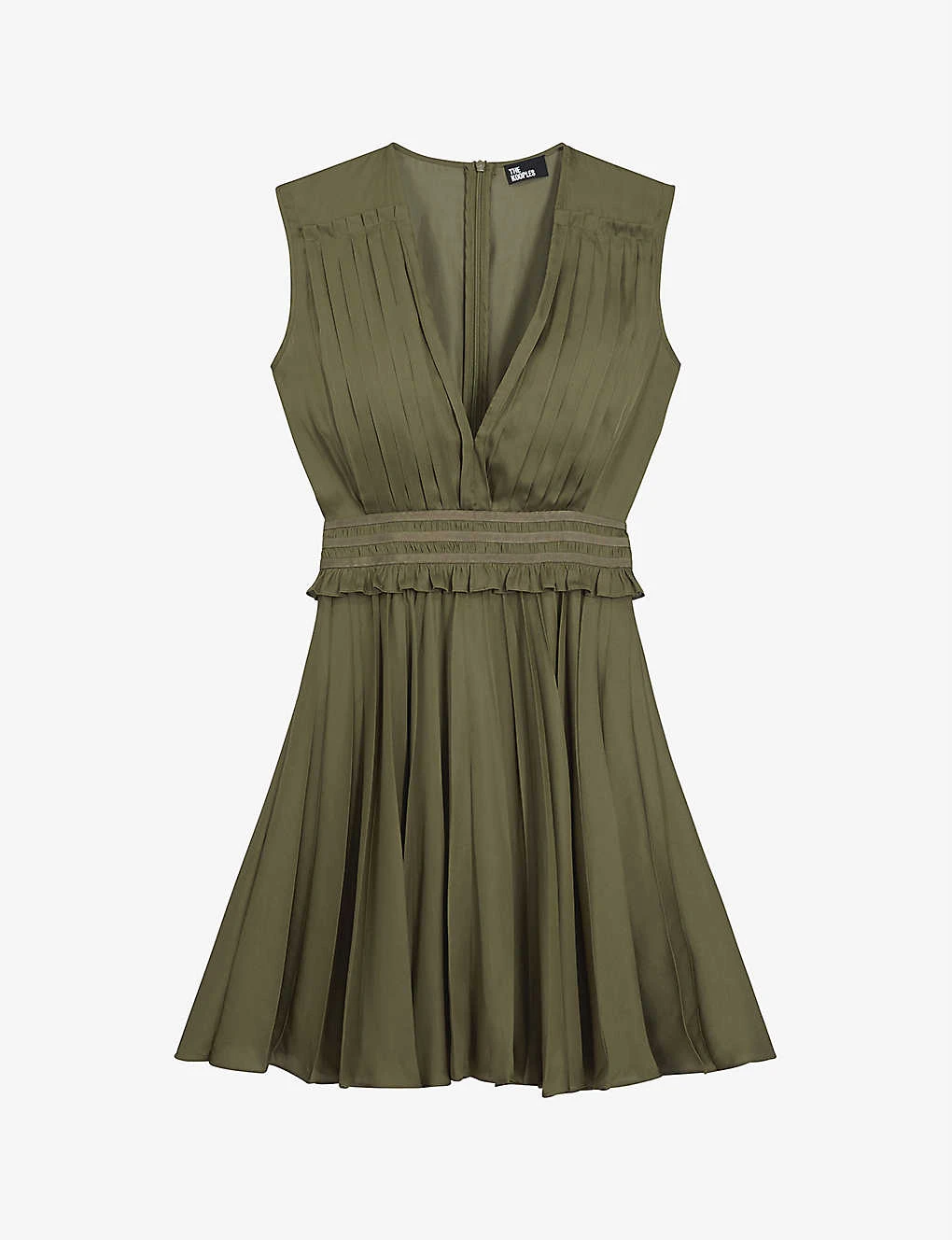THE KOOPLES Frill-trim Crepe Mini Dress 3 THE KOOPLES Frill-trim Crepe Mini Dress