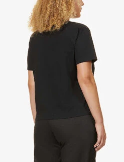 Jacquemus Le T-Shirt Camargue Logo-print Cotton T-shirt -Ted Baker Store R03972605 BLACK ALT03