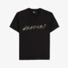 THE KOOPLES Leopard-print Logo-graphic Cotton-jersey T-shirt