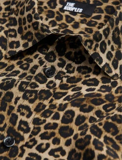 THE KOOPLES Leopard-print Silk Shirt -Ted Baker Store R03977089 LEO01 ALT04
