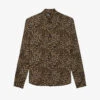 THE KOOPLES Leopard-print Silk Shirt -Ted Baker Store R03977089 LEO01 M