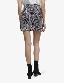 THE KOOPLES Monogram Jacquard Knitted Mini Skirt 7 THE KOOPLES Monogram Jacquard Knitted Mini Skirt -Ted Baker Store R03977109 BLA09 ALT02
