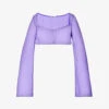 Marseille Semi-sheer Mesh Top -Ted Baker Store R03983245 VIOLET M