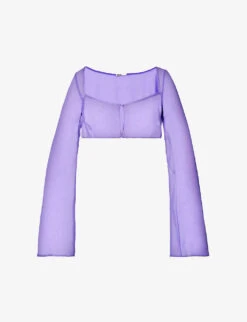 Marseille Semi-sheer Mesh Top