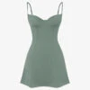 Christiana Sweetheart-neckline Woven Mini Dress 1 Christiana Sweetheart-neckline Woven Mini Dress -Ted Baker Store R03985408 LIGHTJADE M