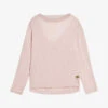 Ted Baker Summy Slash-neck Woven Top -Ted Baker Store R03999027 DUSKYPINK M
