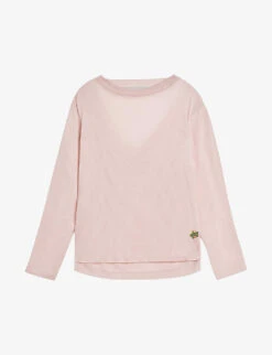 Ted Baker Summy Slash-neck Woven Top