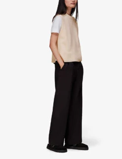 Whistles Sleeveless Wool Tank Top -Ted Baker Store R04003616 CREAM ALT01