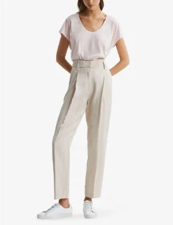 Reiss Caia Relaxed-fit Cotton-blend T-shirt 8 Reiss Caia Relaxed-fit Cotton-blend T-shirt -Ted Baker Store R04006626 LIGHTPINK ALT01