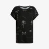 AllSaints Ventra Imogen Graphic-print Cotton T-shirt 2 AllSaints Ventra Imogen Graphic-print Cotton T-shirt -Ted Baker Store R04009303 BLACK M