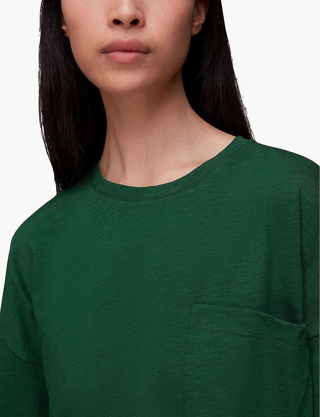 Whistles Patch-pocket Relaxed-fit Organic-cotton Top 7 Whistles Patch-pocket Relaxed-fit Organic-cotton Top - Image 5