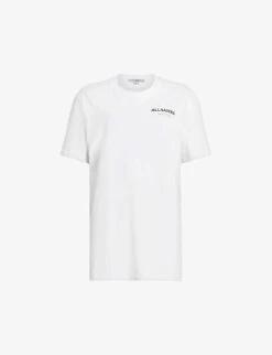 AllSaints Bryn Logo-print Oversized Cotton-jersey T-shirt