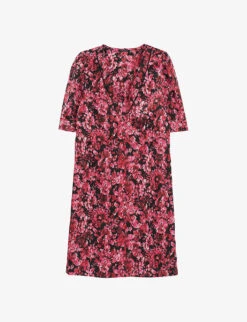 Ikks Floral-print Woven Mini Dress