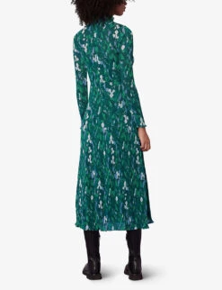 Whistles Kaleidoscope Recycled-polyester Midi Dress -Ted Baker Store R04064985 MULTICOLOURED ALT03