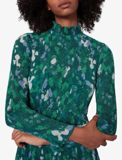 Whistles Kaleidoscope Recycled-polyester Midi Dress -Ted Baker Store R04064985 MULTICOLOURED ALT04