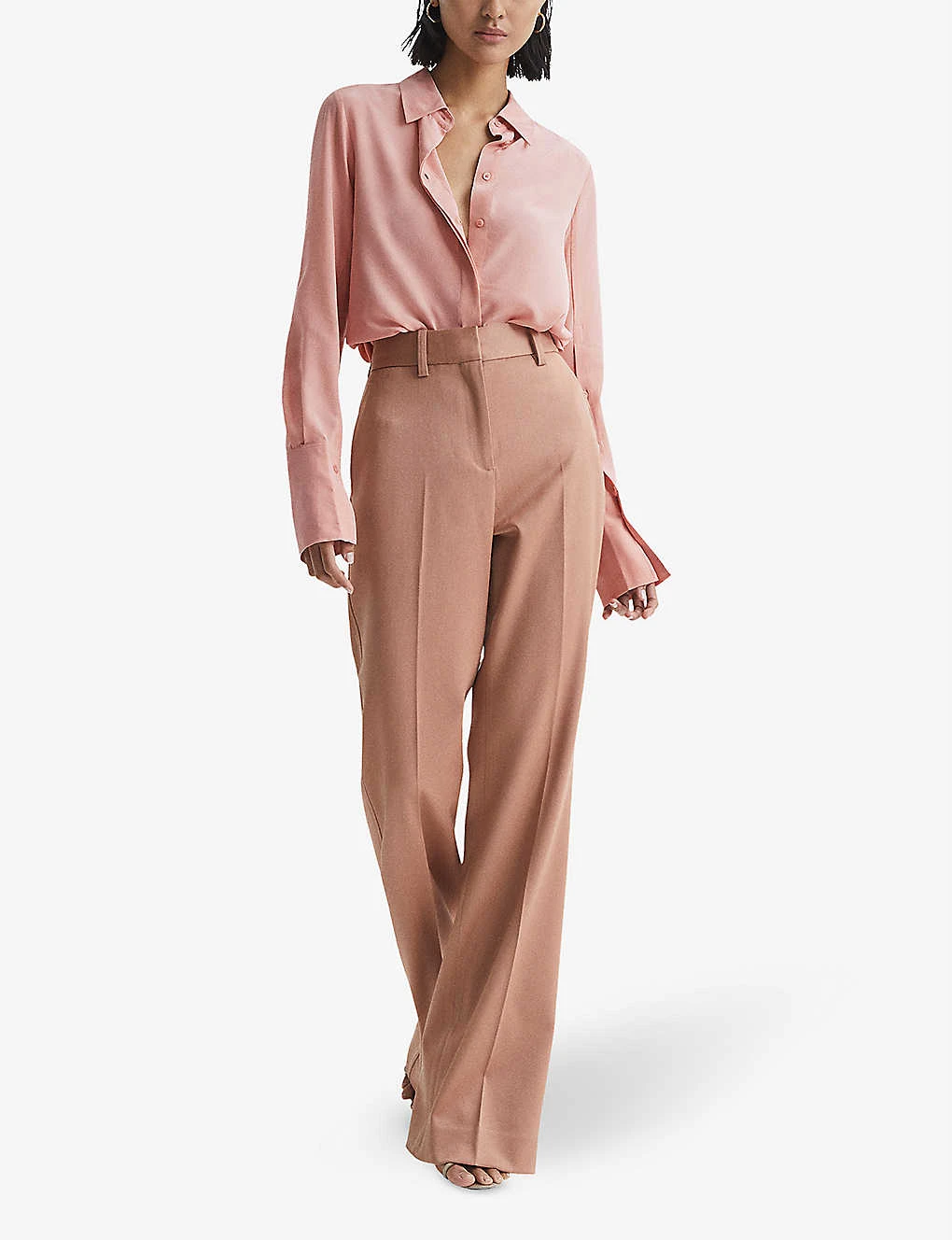 Reiss Kia Relaxed-fit Matte-silk Shirt 4 Reiss Kia Relaxed-fit Matte-silk Shirt - Image 2