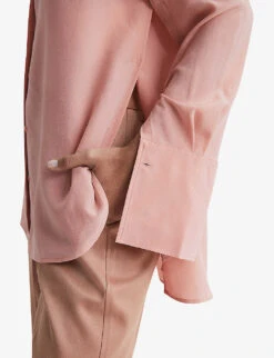 Reiss Kia Relaxed-fit Matte-silk Shirt 11 Reiss Kia Relaxed-fit Matte-silk Shirt -Ted Baker Store R04068143 PALEPINK ALT04