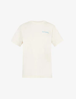 Health Is Wealth Text-print Cotton-jersey T-shirt