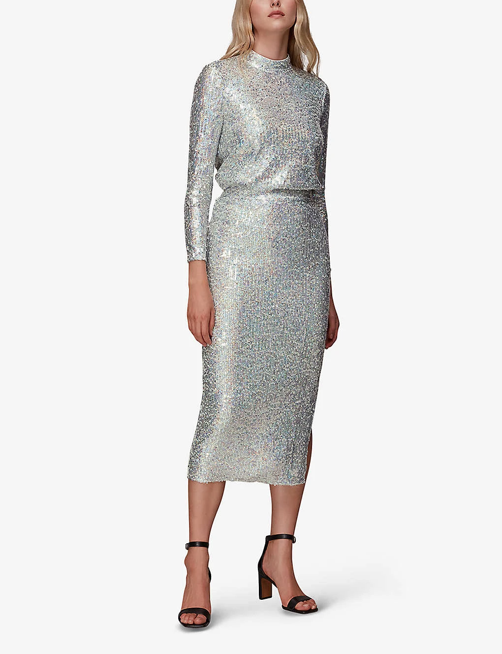 Whistles High-neck Sequin-embellished Top 4 Whistles High-neck Sequin-embellished Top - Image 2