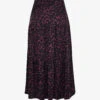 Whistles Leopard-print High-waist Woven Midi Skirt