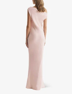 Reiss Loretta Off-the-shoulder Woven Maxi Dress 10 Reiss Loretta Off-the-shoulder Woven Maxi Dress -Ted Baker Store R04070730 NUDE ALT03