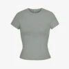 Round-neck Stretch Cotton-jersey T-shirt -Ted Baker Store R04071879 MINERAL M