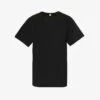 Toteme Logo-embroidered Organic Cotton T-shirt -Ted Baker Store R04077099 BLACK M
