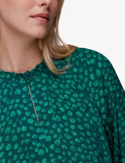 Whistles Lucy Lava Spot-print Woven Top 11 Whistles Lucy Lava Spot-print Woven Top -Ted Baker Store R04077985 MULTICOLOURED ALT04