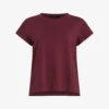 AllSaints Anna Logo-print Organic-cotton T-shirt 1 AllSaints Anna Logo-print Organic-cotton T-shirt -Ted Baker Store R04081518 WINTERORCHID M