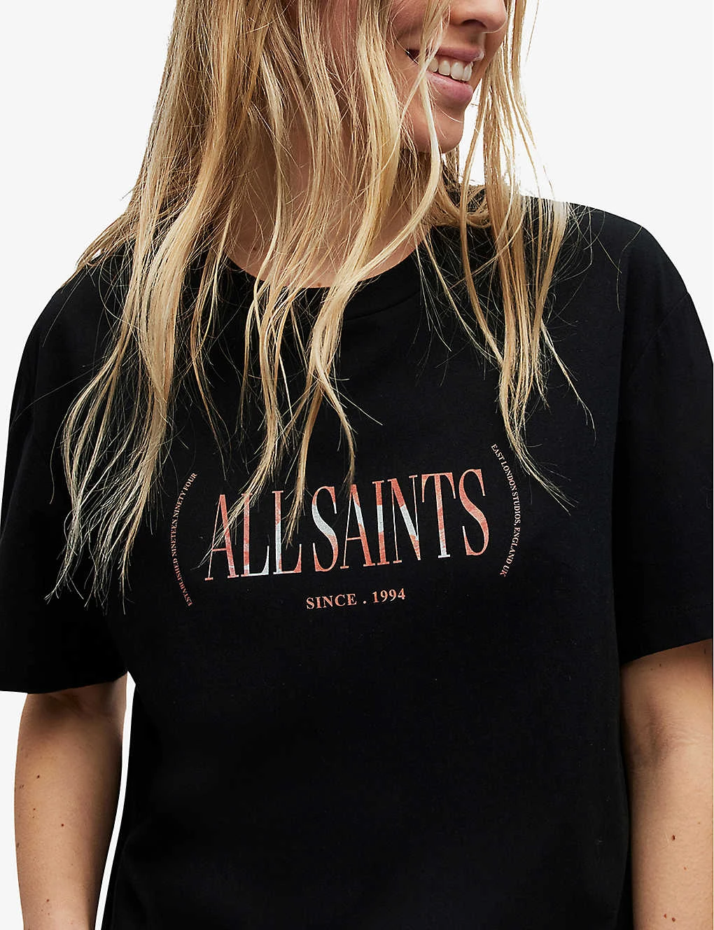 AllSaints Rila Boyfriend Logo-print Organic-cotton T-shirt 7 AllSaints Rila Boyfriend Logo-print Organic-cotton T-shirt - Image 5
