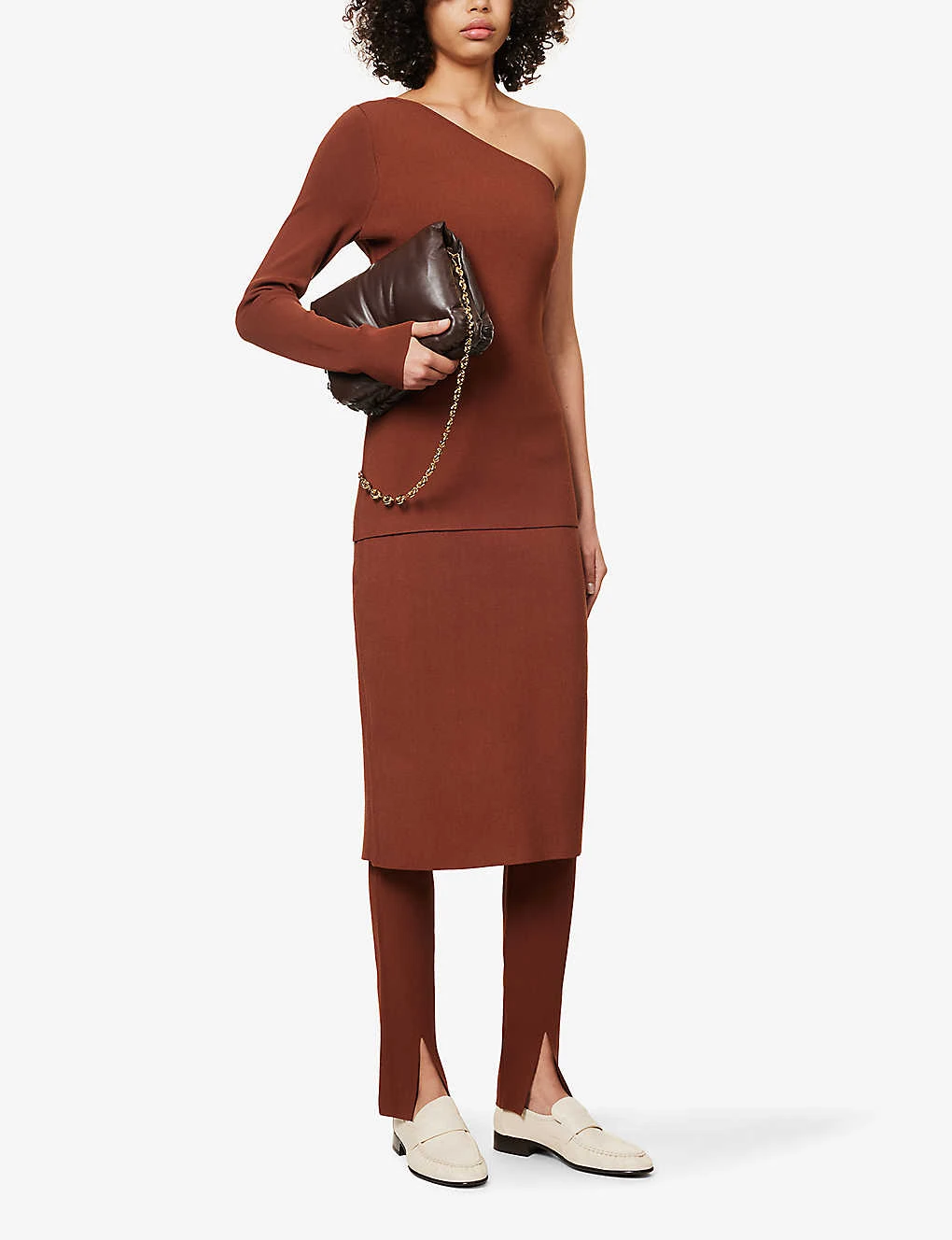 Victoria Beckham Body Slim-fit Stretch-woven Midi Skirt 4 Victoria Beckham Body Slim-fit Stretch-woven Midi Skirt - Image 2