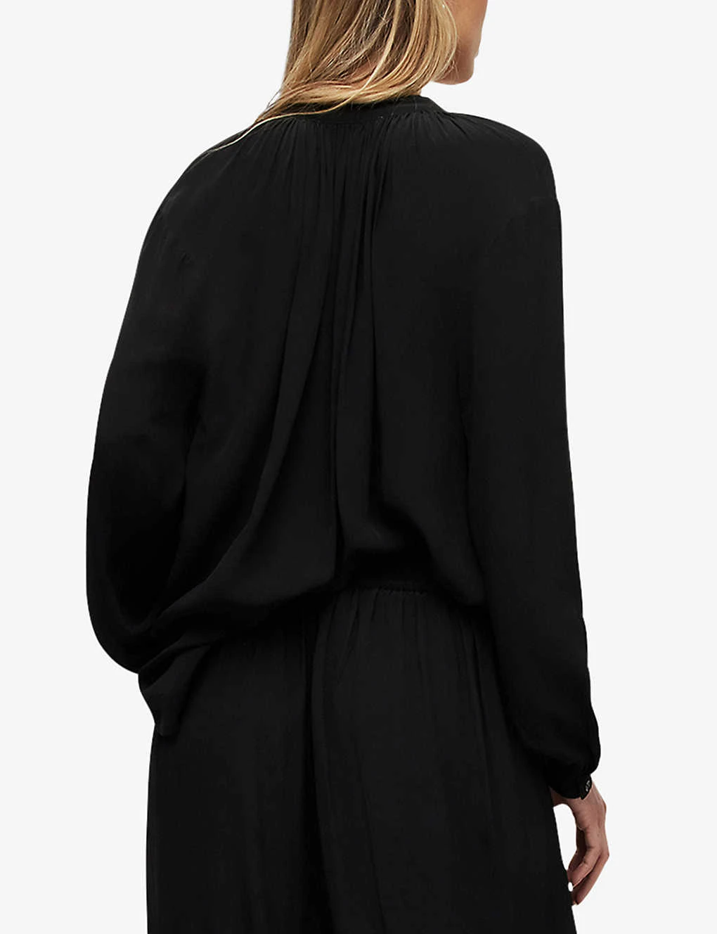 AllSaints Hezzy Balloon-sleeve Woven Shirt 6 AllSaints Hezzy Balloon-sleeve Woven Shirt - Image 4