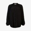 AllSaints Hezzy Balloon-sleeve Woven Shirt 1 AllSaints Hezzy Balloon-sleeve Woven Shirt -Ted Baker Store R04085733 BLACK M