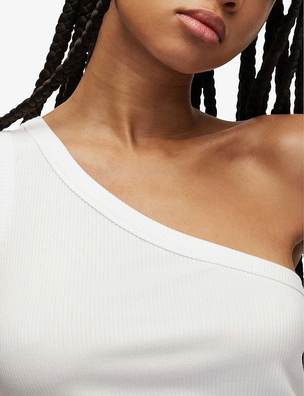 AllSaints Stef Asymmetric One-shoulder Woven Top 7 AllSaints Stef Asymmetric One-shoulder Woven Top - Image 5