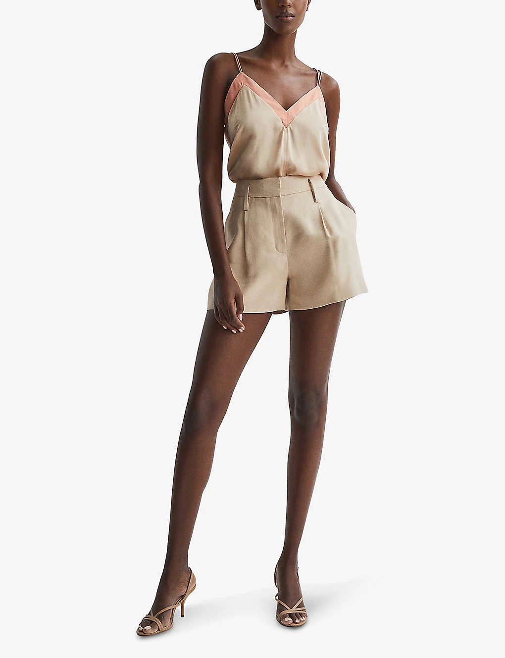 Reiss Payton Double-strap Silk-blend Vest Top 4 Reiss Payton Double-strap Silk-blend Vest Top - Image 2