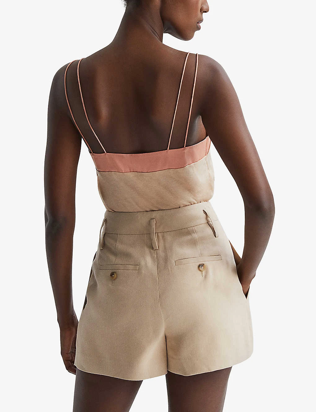 Reiss Payton Double-strap Silk-blend Vest Top 6 Reiss Payton Double-strap Silk-blend Vest Top - Image 4