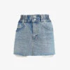 AllSaints Hailey Elasticated-waist Raw-hem Denim Mini Skirt 1 AllSaints Hailey Elasticated-waist Raw-hem Denim Mini Skirt -Ted Baker Store R04087417 FRESHINDIGO M