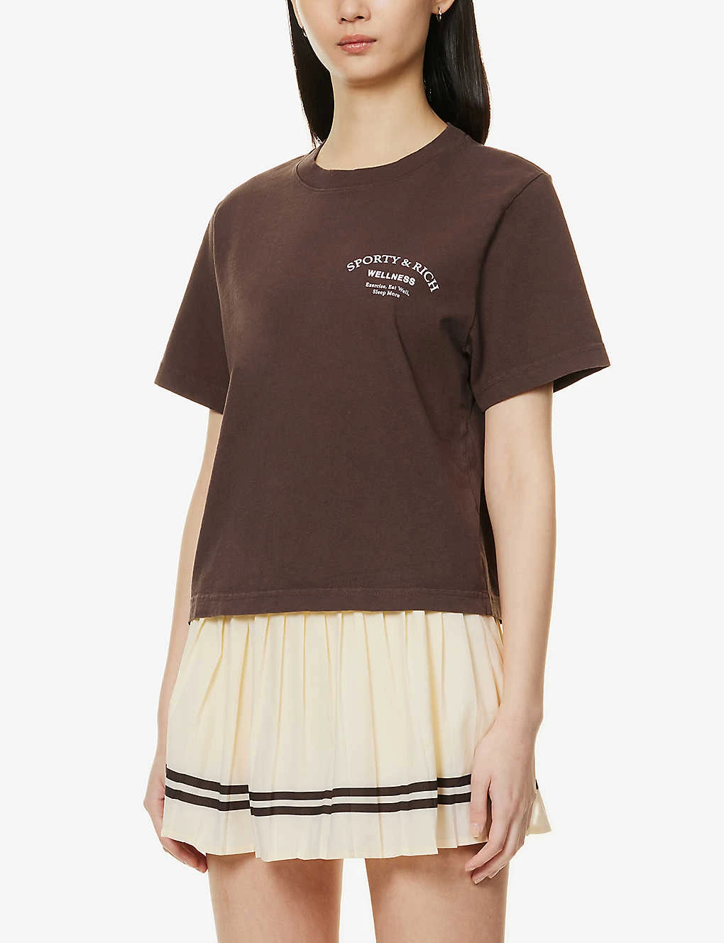 Wellness Slogan-print Cotton-jersey T-shirt 5 Wellness Slogan-print Cotton-jersey T-shirt - Image 3