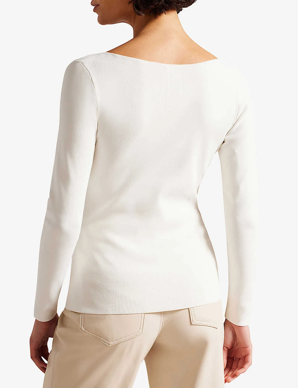 Ted Baker V-neck Slim-fit Knitted Top 6 Ted Baker V-neck Slim-fit Knitted Top - Image 4