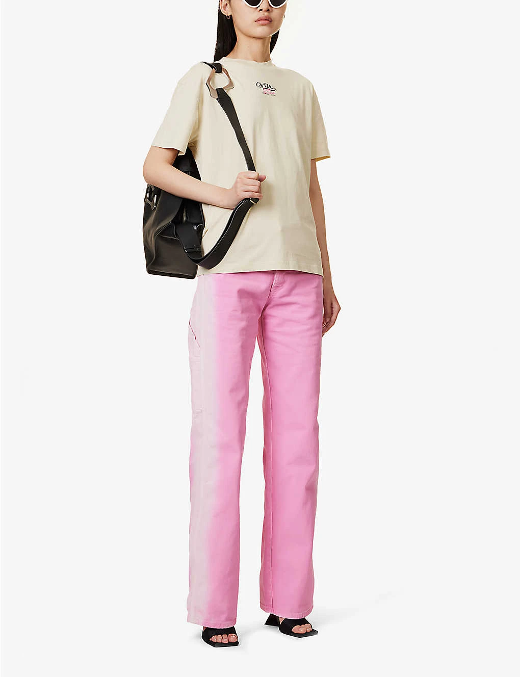 Script Brand-print Cotton-jersey T-shirt 4 Script Brand-print Cotton-jersey T-shirt - Image 2