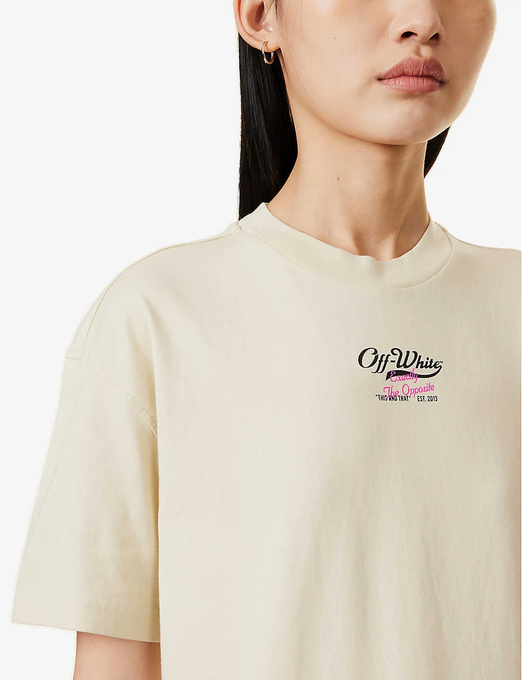 Script Brand-print Cotton-jersey T-shirt 7 Script Brand-print Cotton-jersey T-shirt - Image 5