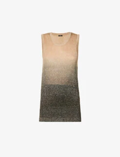 Joseph Lurex Dip-dye Knitted Vest