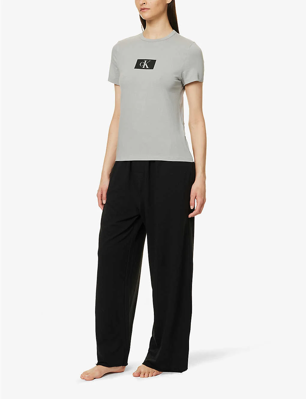 Calvin Klein 1996 Brand-patch Cotton And Recycled-cotton T-shirt 4 Calvin Klein 1996 Brand-patch Cotton And Recycled-cotton T-shirt - Image 2