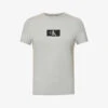 Calvin Klein 1996 Brand-patch Cotton And Recycled-cotton T-shirt -Ted Baker Store R04096769 GREYHEATHER M