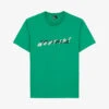 THE KOOPLES Slogan-print Cotton-jersey T-shirt