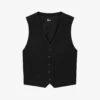 THE KOOPLES V-neck Fitted Wool Waistcoat -Ted Baker Store R04098260 BLA09 M